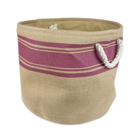 DESIGN IMPORTS Storage Bin, Burlap, Wine CAMZ36601